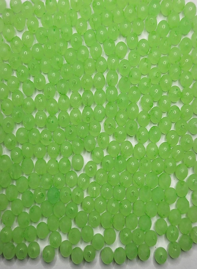 موريل خرز زجاجي كريستالي أخضر من موريل 8 مم لصنع إكسسوارات الموضة والمجوهرات، وصناعة القلائد والأساور والزينة | عبوة من 300 خيط خرز مع خيط مطاطي قابل للتمدد بطول 3 أمتار | - Image 2